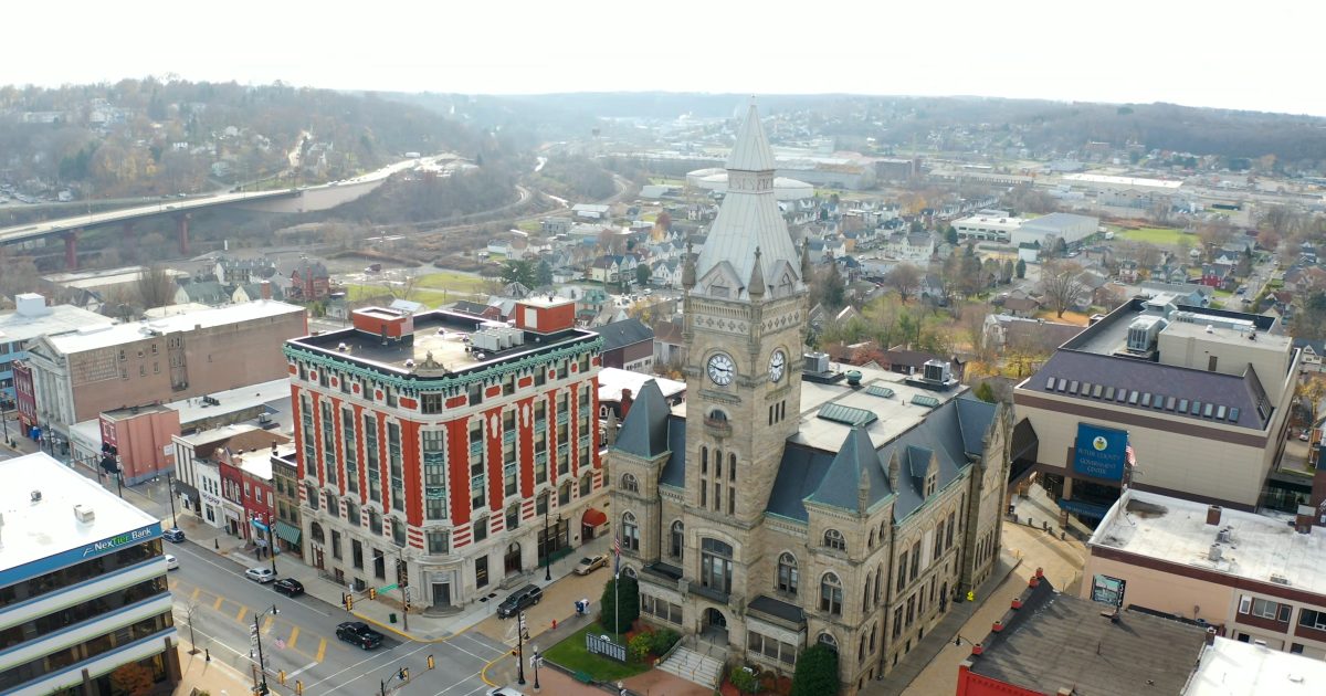 Actual downtown Uniontown PA. The bustling county seat, a charming old town  with lots of character, just like in the novel H…